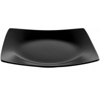 Тарілка IPEC LONDON чорний / 25х25 см /обід.