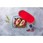 Форма с/к PYREX C&S д/запік. з кр. 1.1 л прямокут.23х15х6.5см Черв (215PFRD)