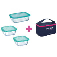 Набір контейнерів із сумкою LUMINARC KEEP'N BOX, 3 шт