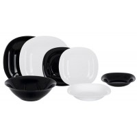 Сервиз столовый LUMINARC CARINE BLACK&WHITE, 19 предметов