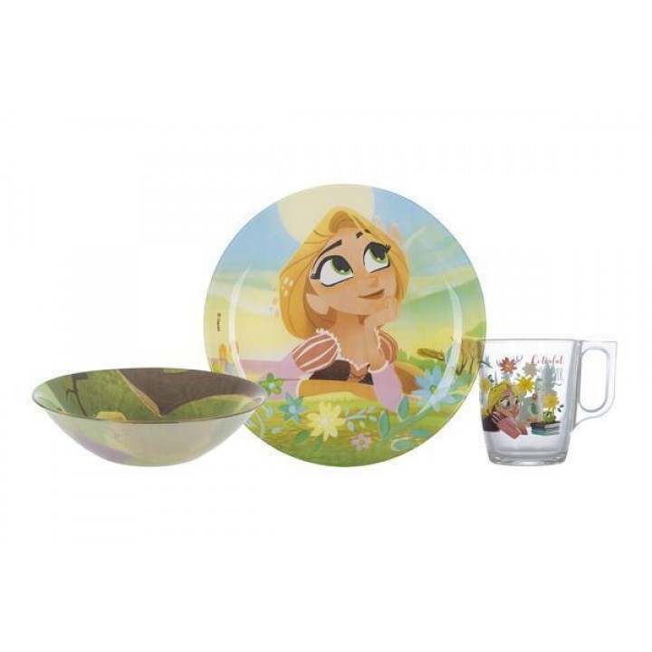 Набір дитячий Luminarc Disney Princess Royal, 3 предмети