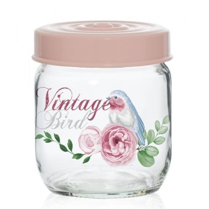 Банку HEREVIN Vintage Birds, 425 мл