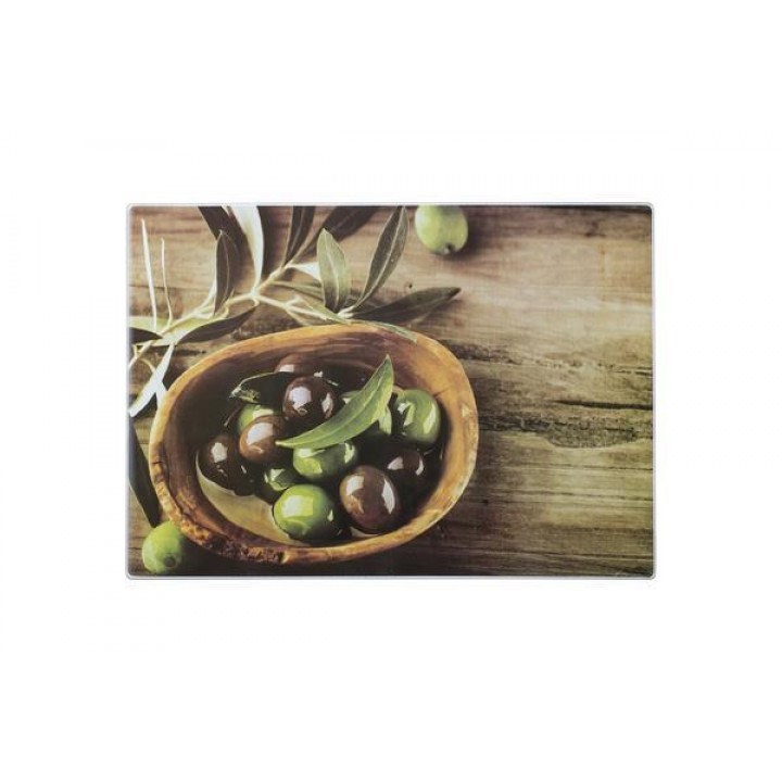 Разделочная доска VIVA OLIVES & OIL, 35х25 см