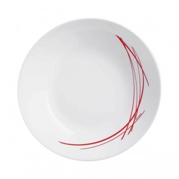 Тарілка ARCOPAL DOMITILLE ROUGE / 20 см / суп.