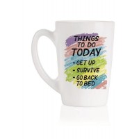 Чашка LUMINARC NEW MORNING THINGS TO DO /320 мл. (Q3831)