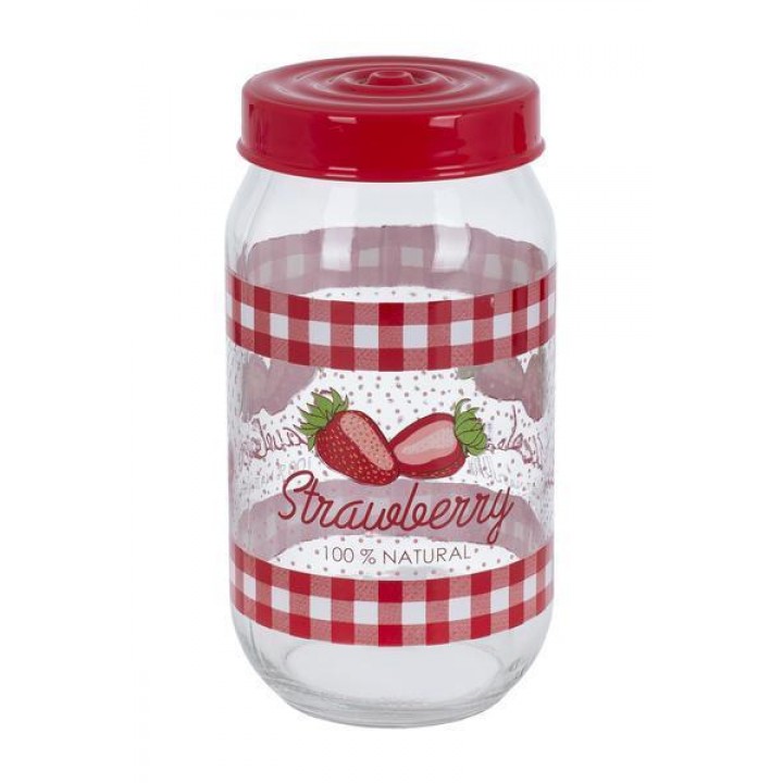 Банка HEREVIN Strawberry, 1.0 л