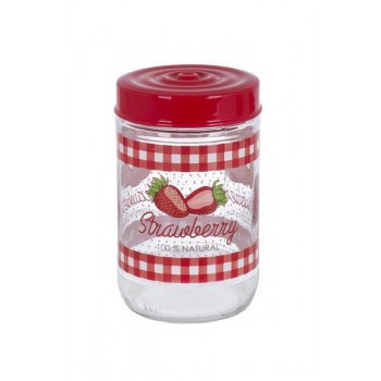 Банка HEREVIN Strawberry, 600 мл