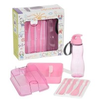 Набір контейнерів дитячий HEREVIN MAXX PINK, 3 шт