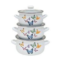 Набір каструль INFINITY Butterflies (6 предметів)