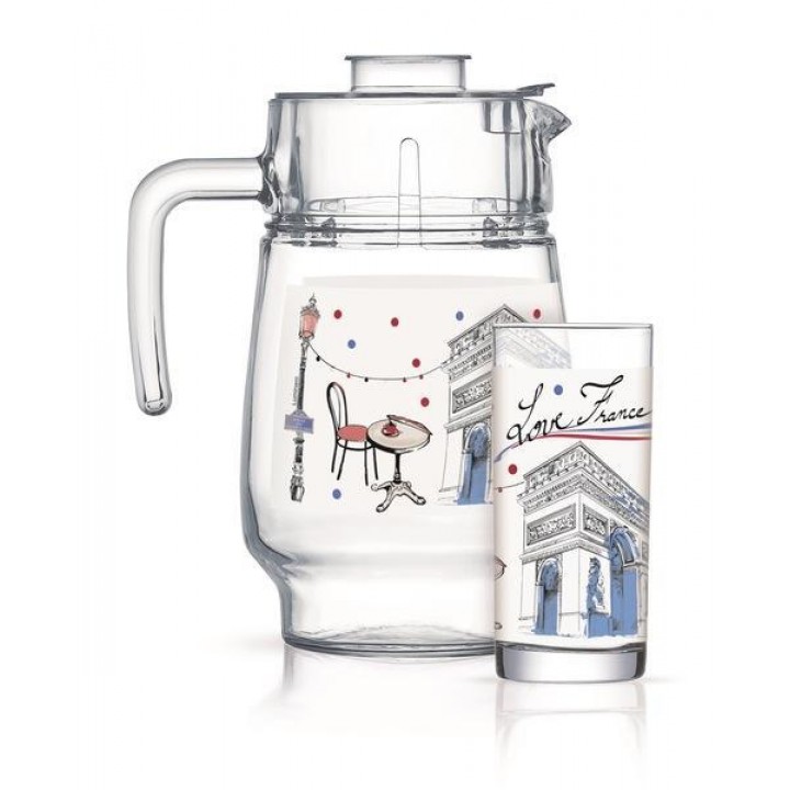 Набор Luminarc Love France Blue, 7 предметов