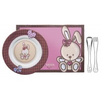 Набір дитячий Tramontina BABY Le Petit Pink, 4 предмета