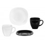 Сервіз чайний LUMINARC CARINE BLACK&WHITE, 12 предметів