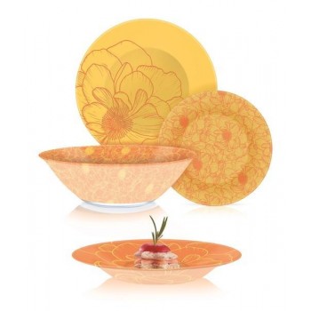 Сервіз Luminarc Big Flower Orange, 19 предметів