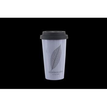 Чашка з силіконовою кришкою Limited Edition Minimalism