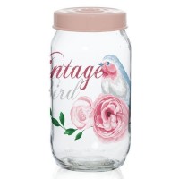 Банку HEREVIN Vintage Birds, 1 л