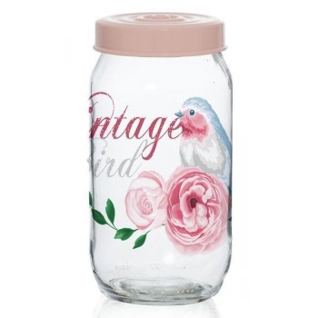 Банку HEREVIN Vintage Birds, 1 л