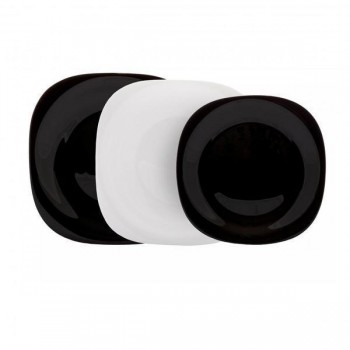 Сервіз столовий LUMINARC CARINE BLACK & WHITE, 18 предметів
