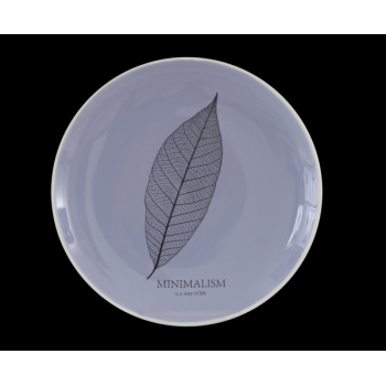 Тарілка Limited Edition MINIMALISM 17.5 см /десерт/ фіолетова (HTK-007)