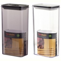 Контейнер HEREVIN Canister-Vacuum Lid-White-Black 3 л (161194-000)