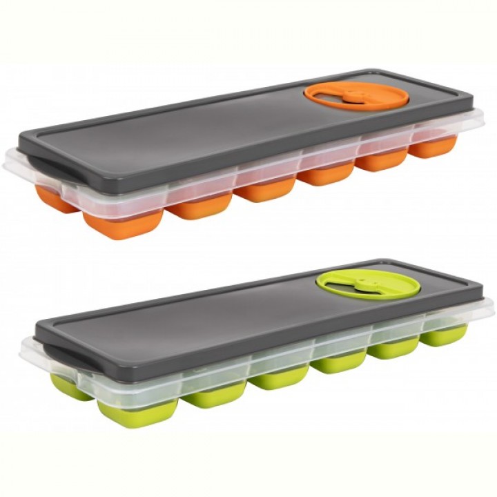 Контейнер для льоду Herevin Ice Cube Orange-Green MIX