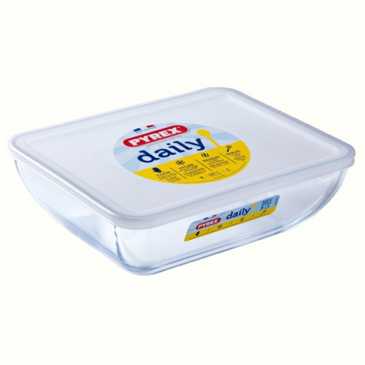 Форма с крышкой Pyrex Daily, 22х17 см
