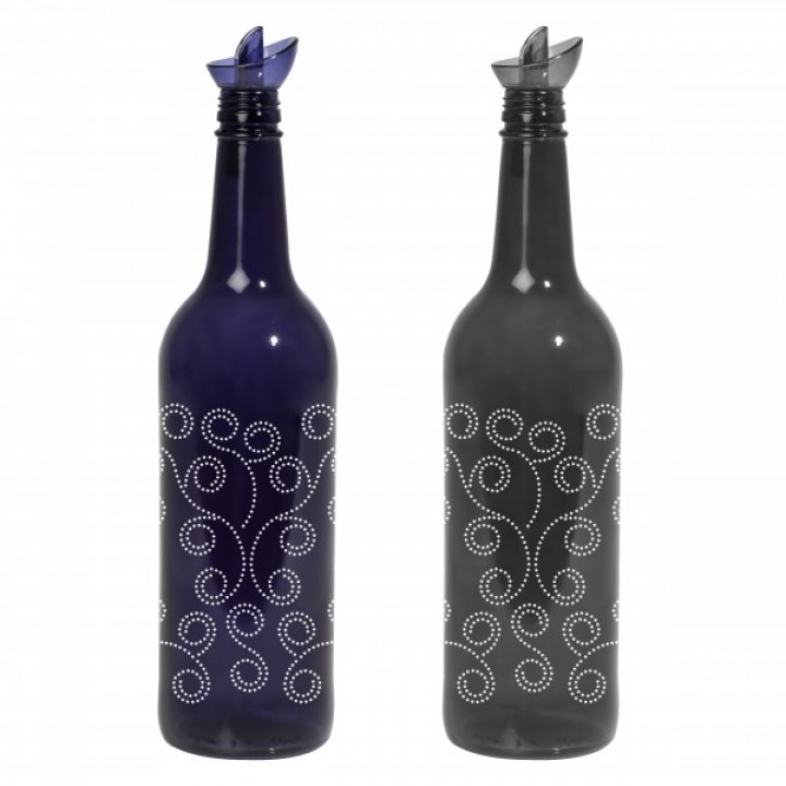 Пляшка для олії Herevin Dark Blue-Grey-Ivy Mix