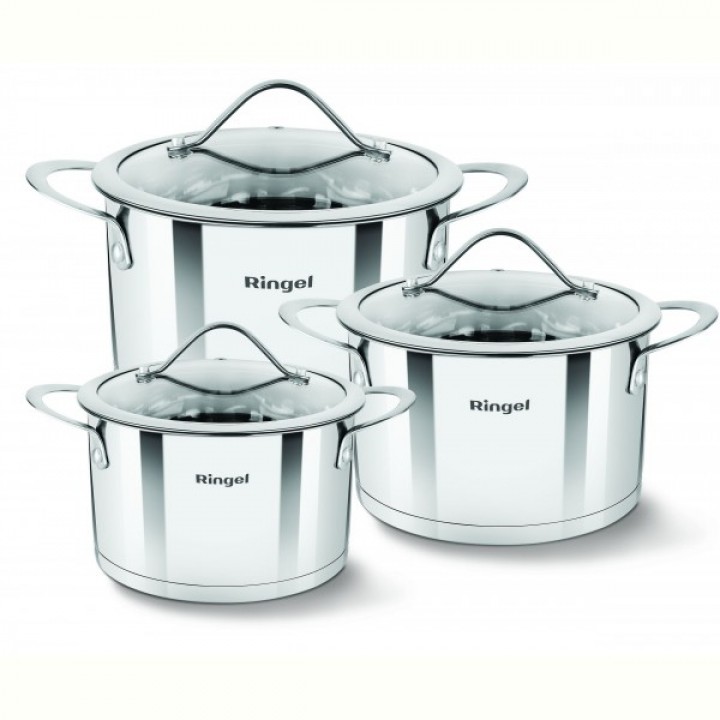 Набор посуды Ringel Fusion 6 пр. 1.9 л+2.6 л+3.6 л