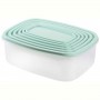 Набір контейнерів з кришкою Violet House 0496 GREEN 0.3/0.5/0.85/1.35/2/3.15л