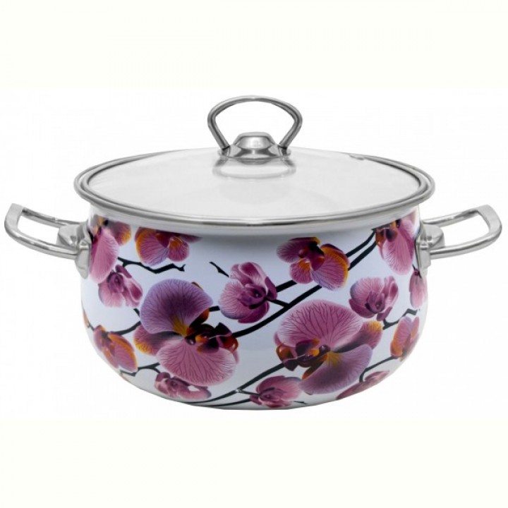 Кастрюля Idea Home 2237 Orchid (3.7 л) 20 см 