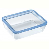 Форма с крышкой Pyrex Pure Glass, 25x19x8 см