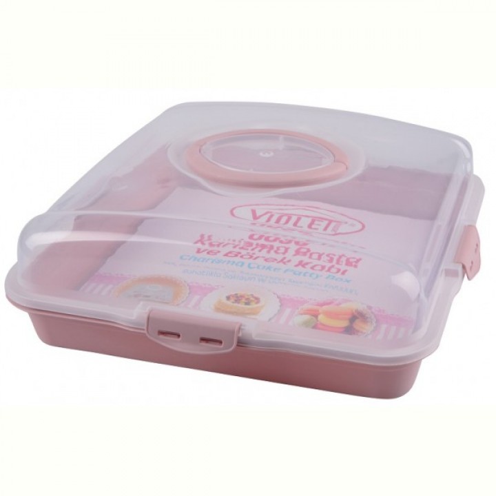 Тортовница Violet House 0036 Каризма Powder 13х38х38 см
