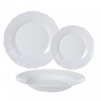 Сервіз LUMINARC LOUIS XV WHITE, 18 предметів