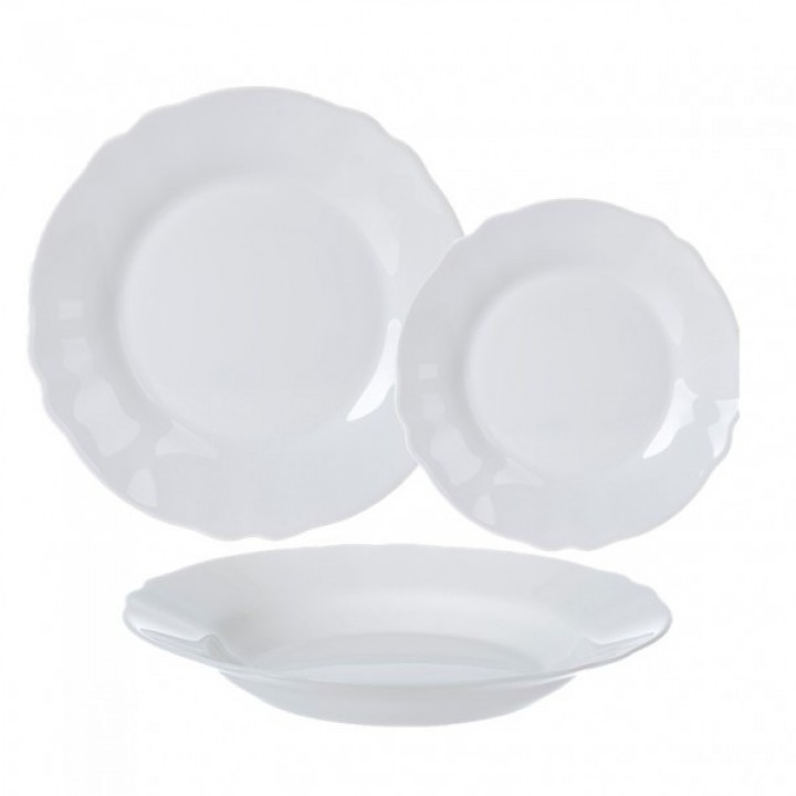 Сервіз LUMINARC LOUIS XV WHITE, 18 предметів