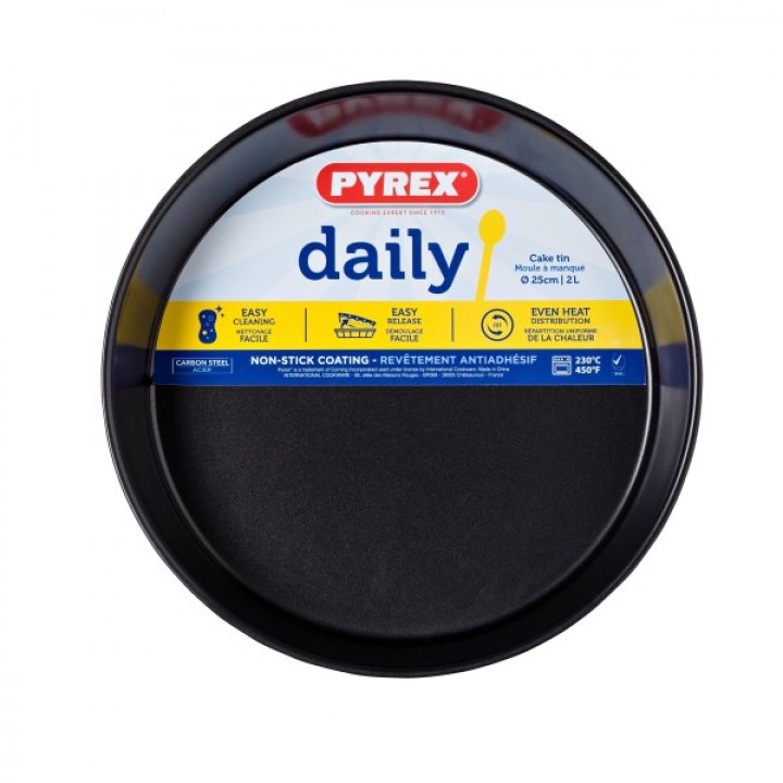Форма Pyrex Daily для выпечки ровный борт, 25 см