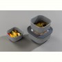 Набір контейнерів Idea Home 00685 Line Box Gray 0.6/1.1/1.8 (00685 Gray)