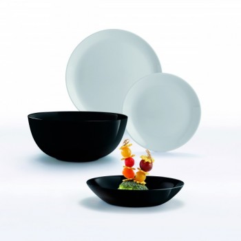 Сервіз LUMINARC DIWALI BLACK & GRANIT, 19 предметів