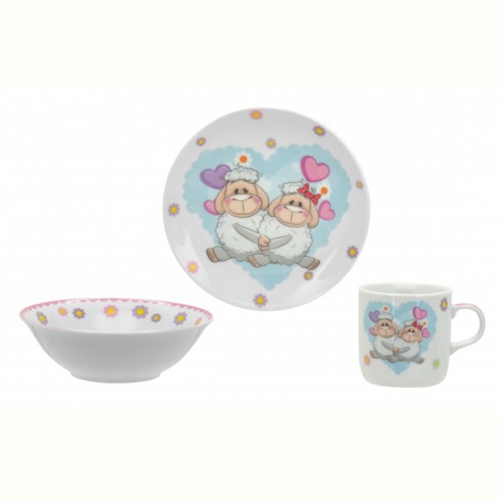 Детский набор LIMITED EDITION HAPPY LAMBS, 3 предмета