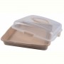 Тортовница Violet House 0036 Каризма Cappucino 13х38х38 см