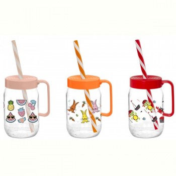 Чашка Herevin Decorated Mug-Mix-Double Colour Straw-SCT 370 мл (111761-300)