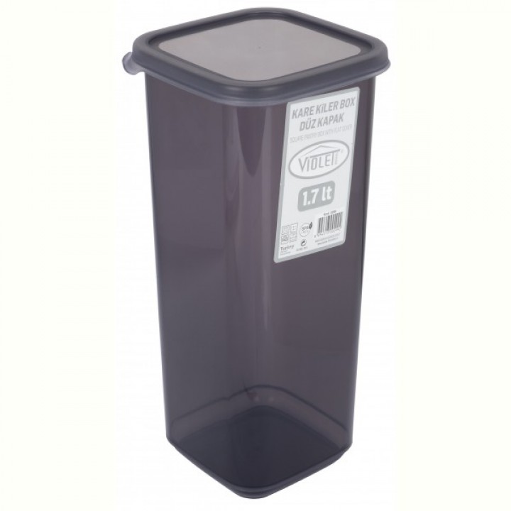 Контейнер для сипучих Violet House 0299 Transparent Black 1.7 л 