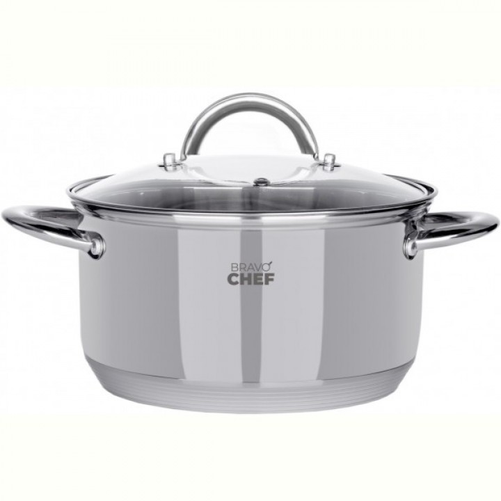 Кастрюля Bravo Chef 20 см (3.6 л) с крышкой