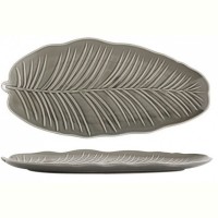 Блюдо Limited Edition Leaf Grey