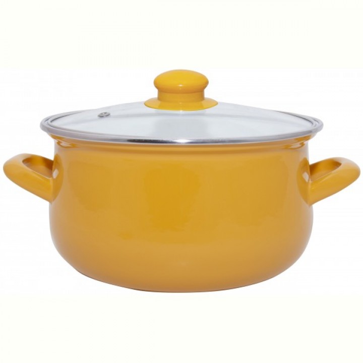 Кастрюля Infinity SCE-P351 Yellow (6 л) 24 см