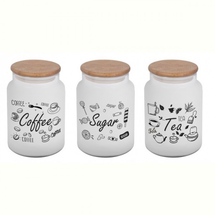 Банка Herevin Ice Colour Tea-Coffee-Sugar 0.890 л (232001-262)