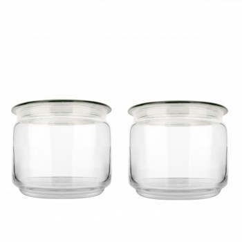 Набір банок Luminarc Plano Grey, 2х0.5 л