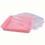 Тортовница Violet House 0036 Каризма Pink 13х38х38 см