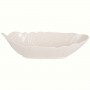 Блюдо LED Deep Leaf White, 35х14х8 см