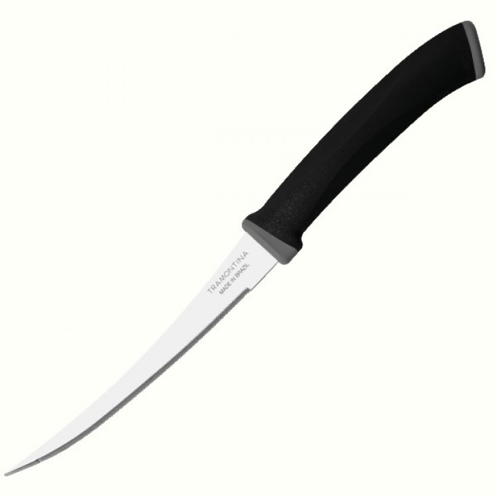 Нож для томатов Tramontina Felice black, 123 мм