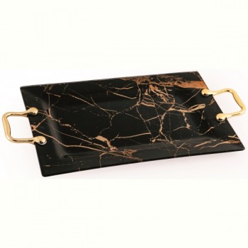 Блюдо Viva Marbel Black