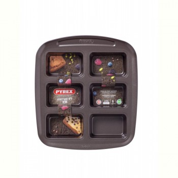 Форма PYREX ASIMETRIA, 6 шт. 9х6 см